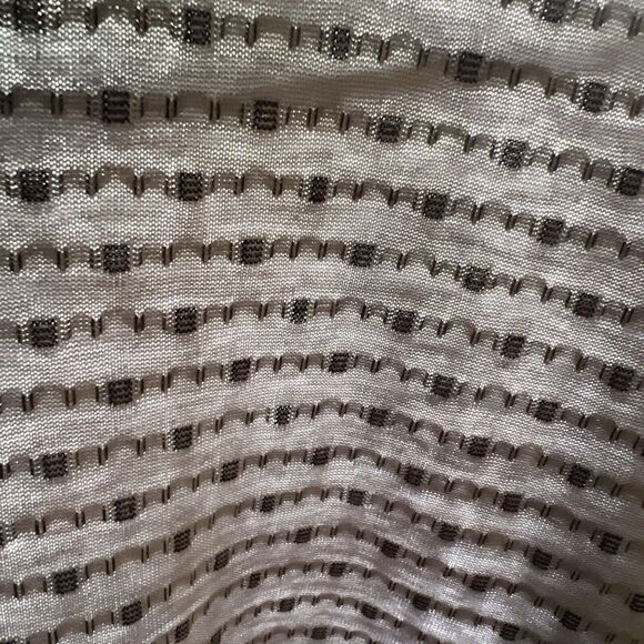 Vtg Yves Saint Laurent Polo Shirt Men's Sz M 100% Cotton Blue Gray Geometric - Picture 9 of 16